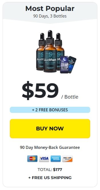 Audifort 3 bottles best deal